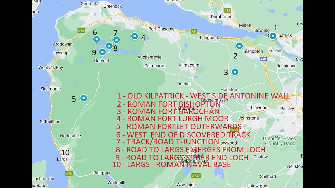 Found Lurgh Moor - Roman Fortlet in PORT GLASGOW