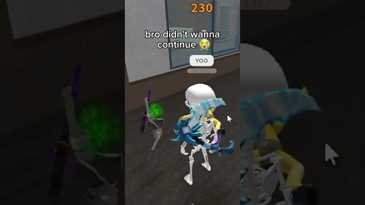bro gave up with life 💀 | #roblox #shorts