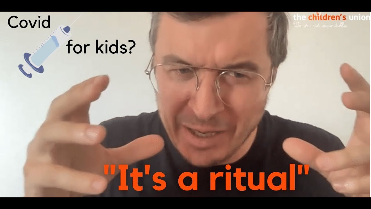 Professor Mattias Desmet talks to the Children's Union