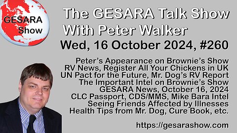 2024-10-16 GESARA Talk Show 260 - Wednesday