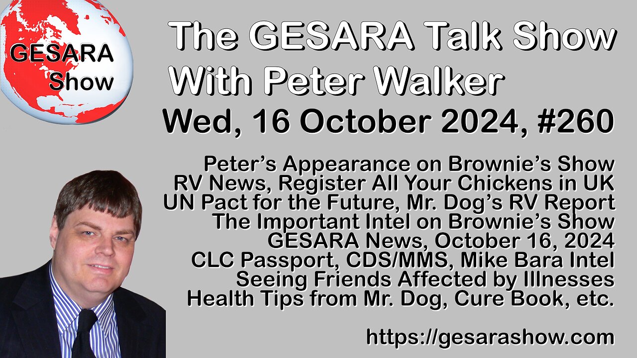 2024-10-16 GESARA Talk Show 260 - Wednesday