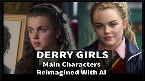 Derry Girls Characters re-imagined in AI #derrygirls #ai #midjourney #aiart