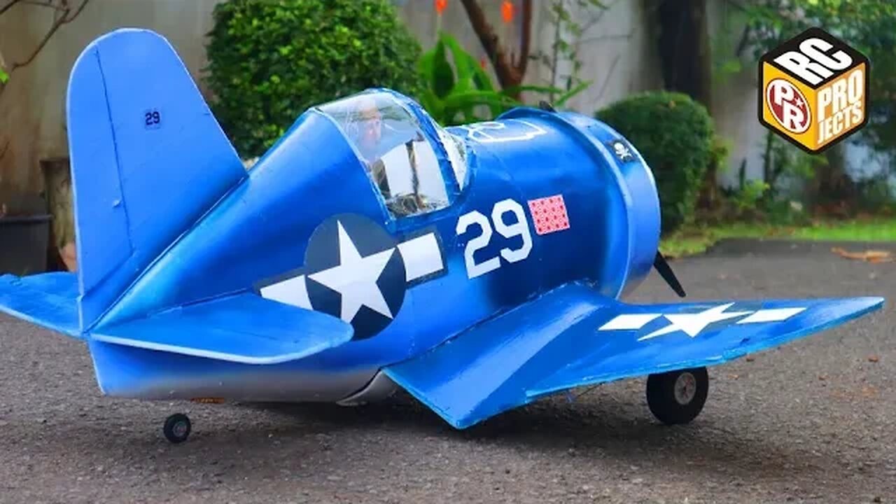 Babyplane channel : Cartoon F4U Corsair RC Plane