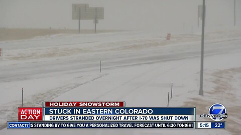 Snow tapering off but many highways remain closed