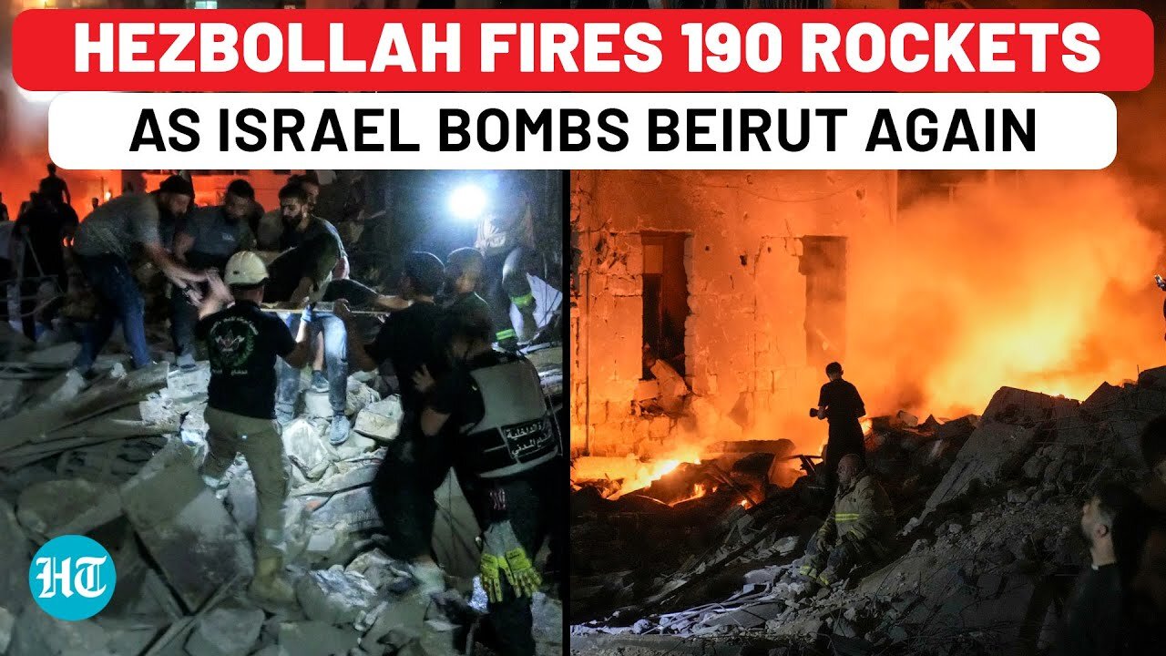 Israeli Strike Kills 22 In Beirut, Hezbollah Leader ‘Escapes’; Iran-Backed Group Fires 190 Rockets