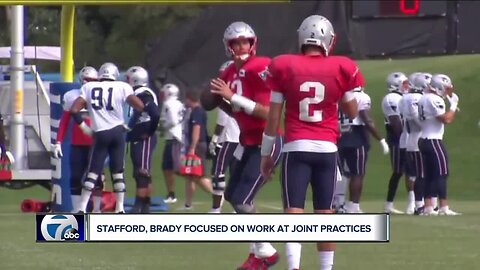 Stafford, Brady focused on work at joint practices