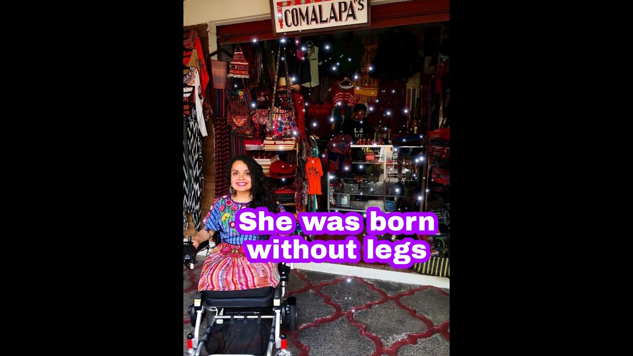 She was born without legs #dak_ampute