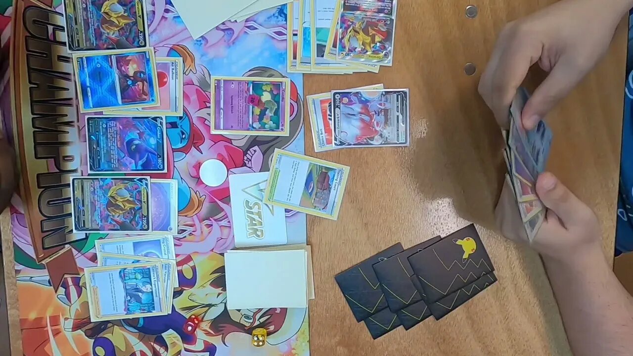 Giratina VStar/Leafeon VStar vs Hisuian Zoroark VStar at @The Local Game Store | Pokemon TCG