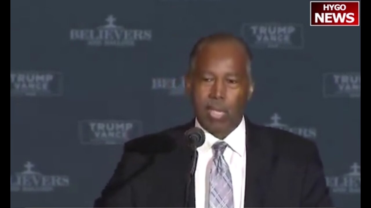 Ben Carson’s Response to Kamala’s Anti-Christ Statement.