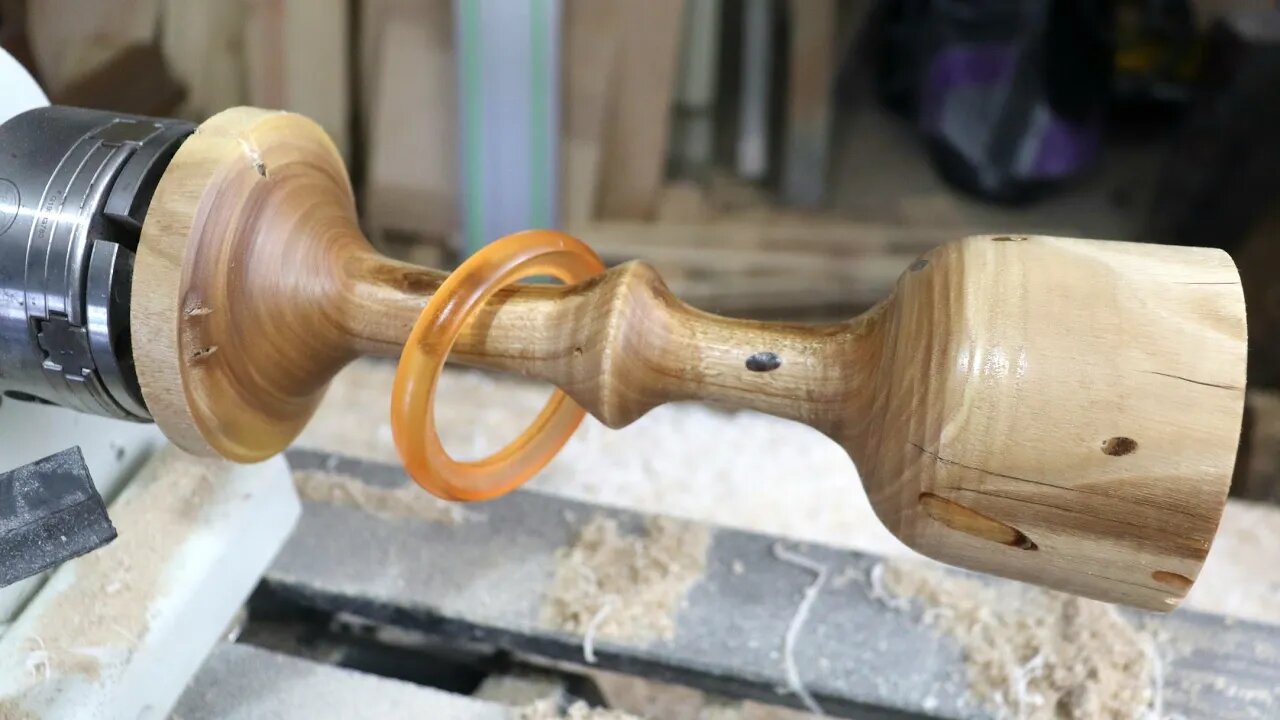 Wood Turning: Goblet + Resin