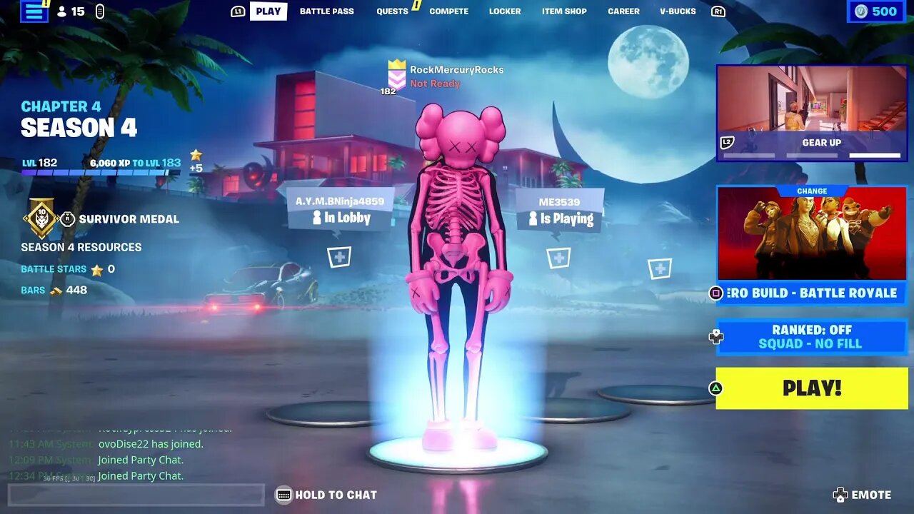 Fortnite with Rock Mercury