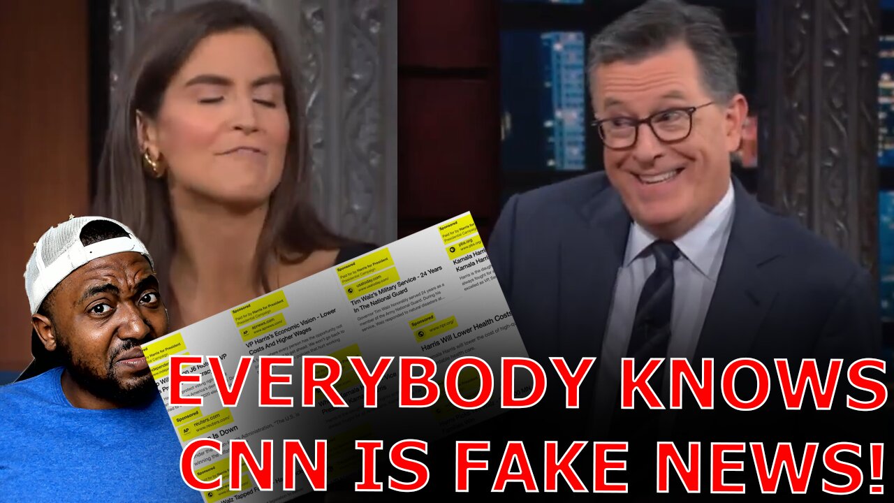 Stephen Colbert ACCIDENTLY HUMILIATES CNN As Kamala Harris Gets BUSTED PAYING FOR FAKE HEADLINES!