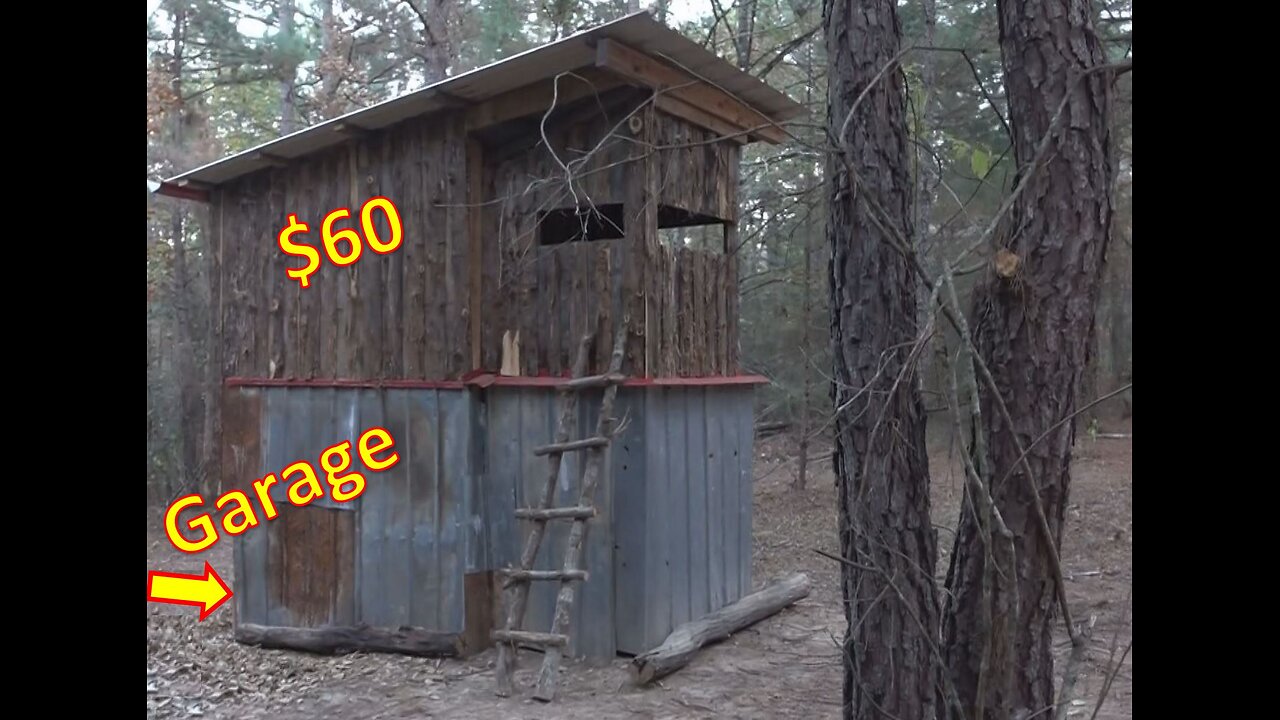 Deer Stand With Garage