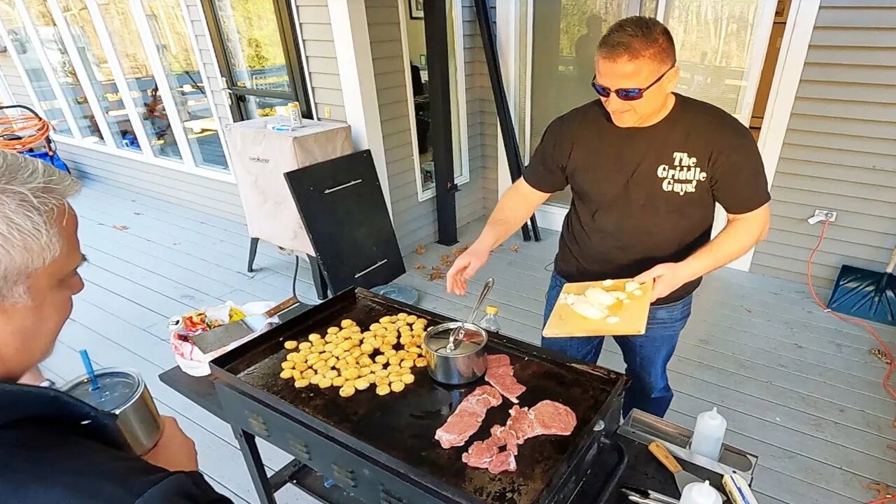 Pork Tenderloin Dinner in 20min! Start to Finish! Blackstone Griddle