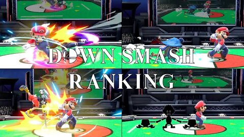 Super Smash Bros. Ultimate - Who Has The Strongest Down Smash? (Final Update)