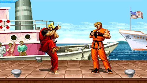 Super Dragon Ken VS Super Ryo Sakazaki