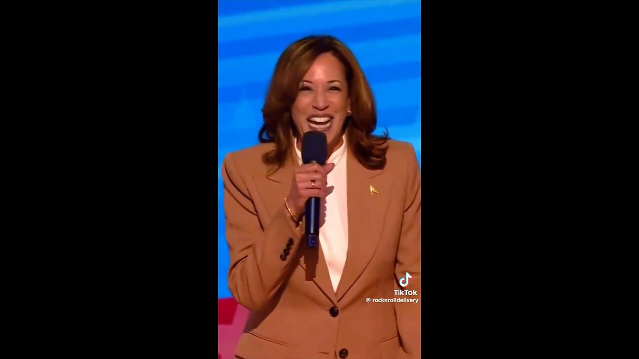 Many speculate that KAMALA Harris is DRUNK after her introduction speech