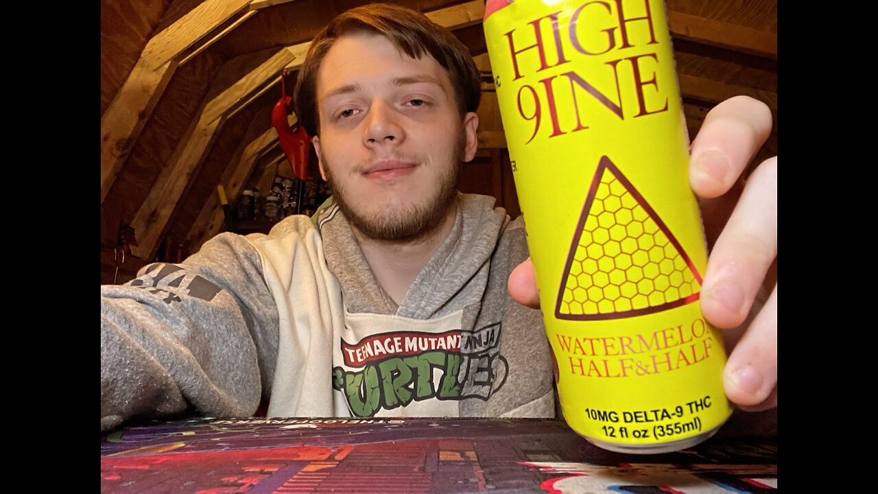 Reviewing High9ine Watermelon Half & Half 10 MG delta 8 THC drink!!