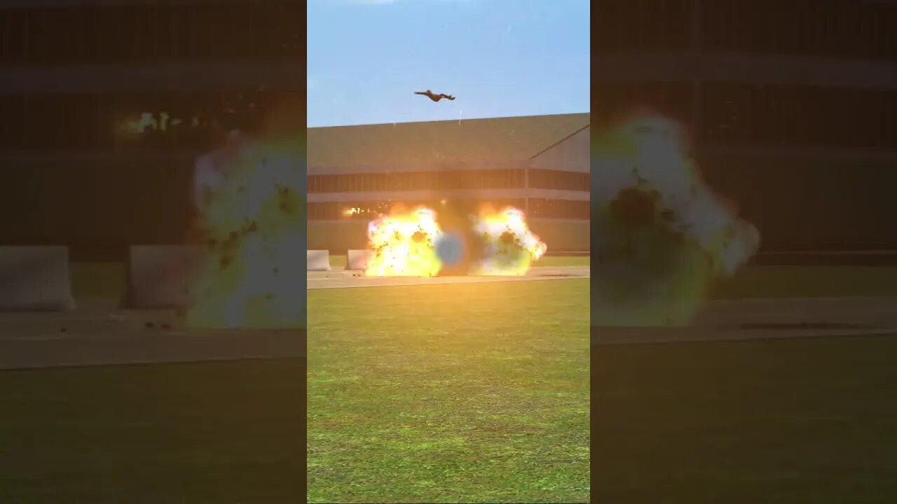 mike from breaking bad trying to jump over rockets...