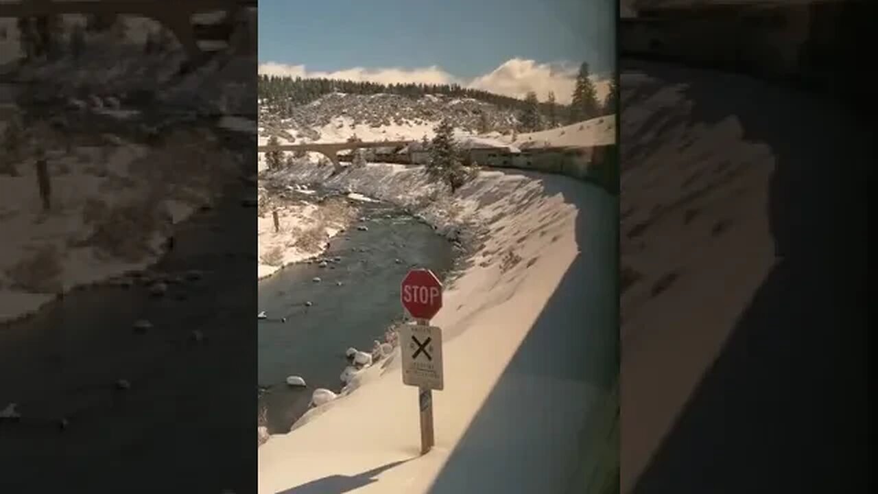 Sierra Nevada Mountains From Amtrak California Zephyr! - Part 8