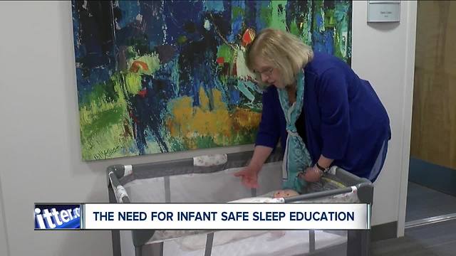 Tips for infant safe sleep