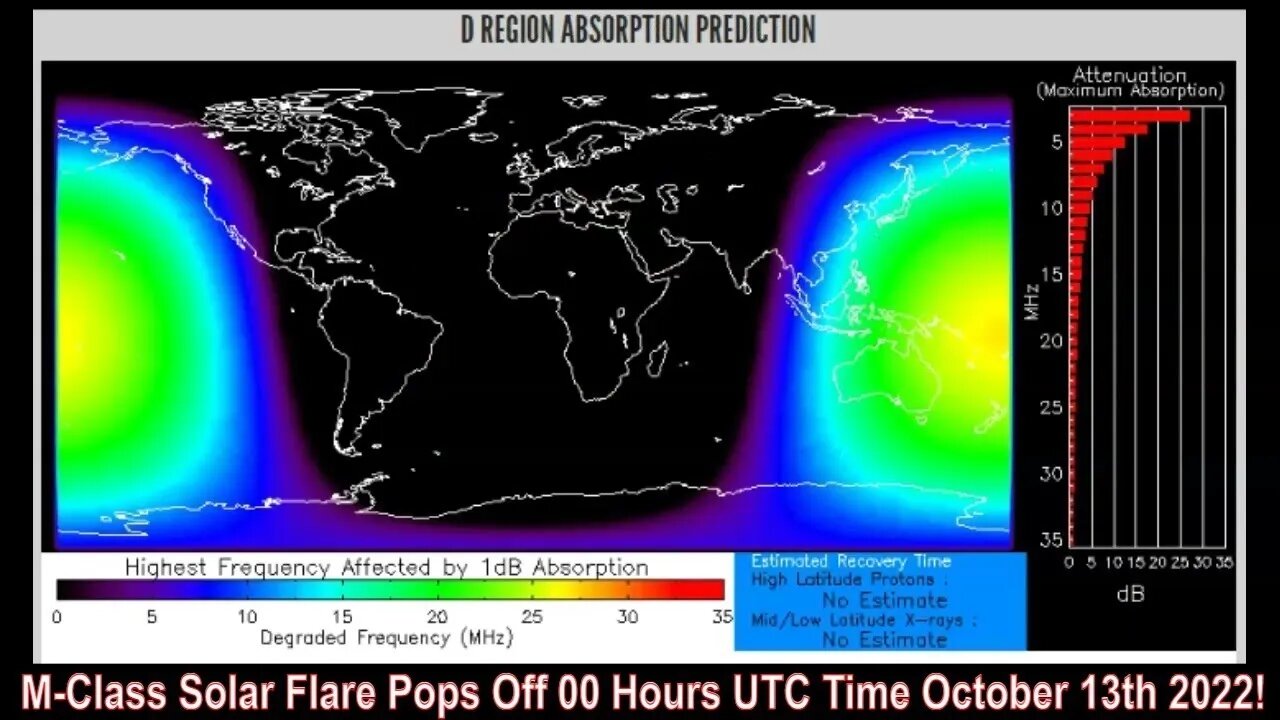 M-Class Solar Flare Pops Off October 13th 2022 UTC Time! Inbound?