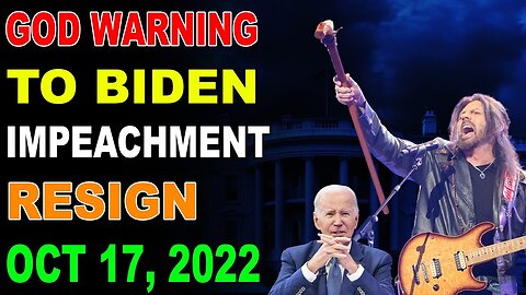 GOD'S WARNING TO BIDEN "IMPEACHMENT AND RESIGN" - ROBIN BULLOCK PROPHETIC WORD