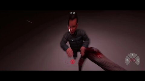 JUST STANDING THERE, MENACINGLY