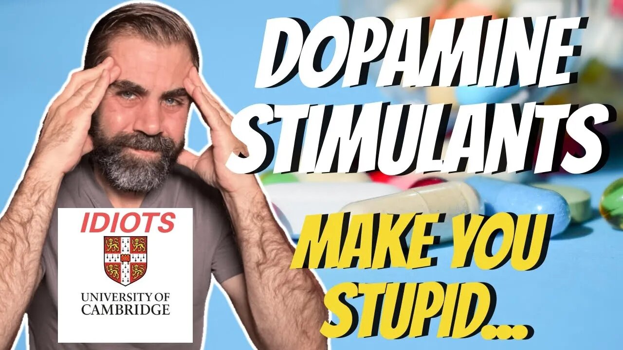 Dopamine Smart Drugs make you DUMBER? (here we go again)