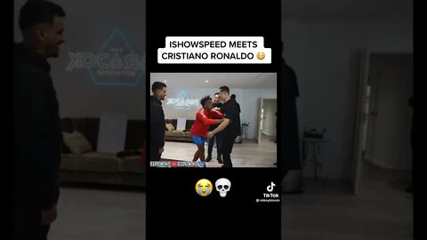 SPEED MEATS FAKE RONALDO #ishowspeed #ronaldo #streamer #stream #live #shorts #youtubeshorts #viral