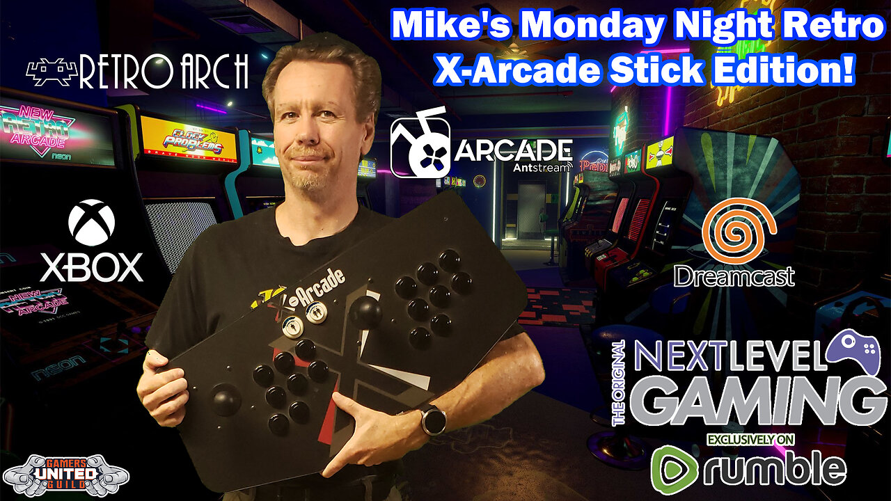 NLG Live: X-Arcade & Retroarch - Mike's Monday Night Retro!
