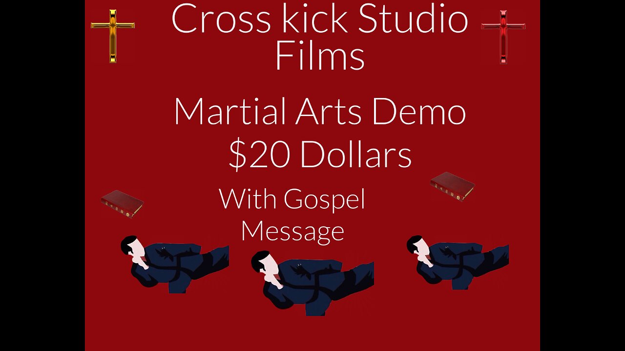 Cross kick Studio Films Martial Arts Demo $20 Dollars