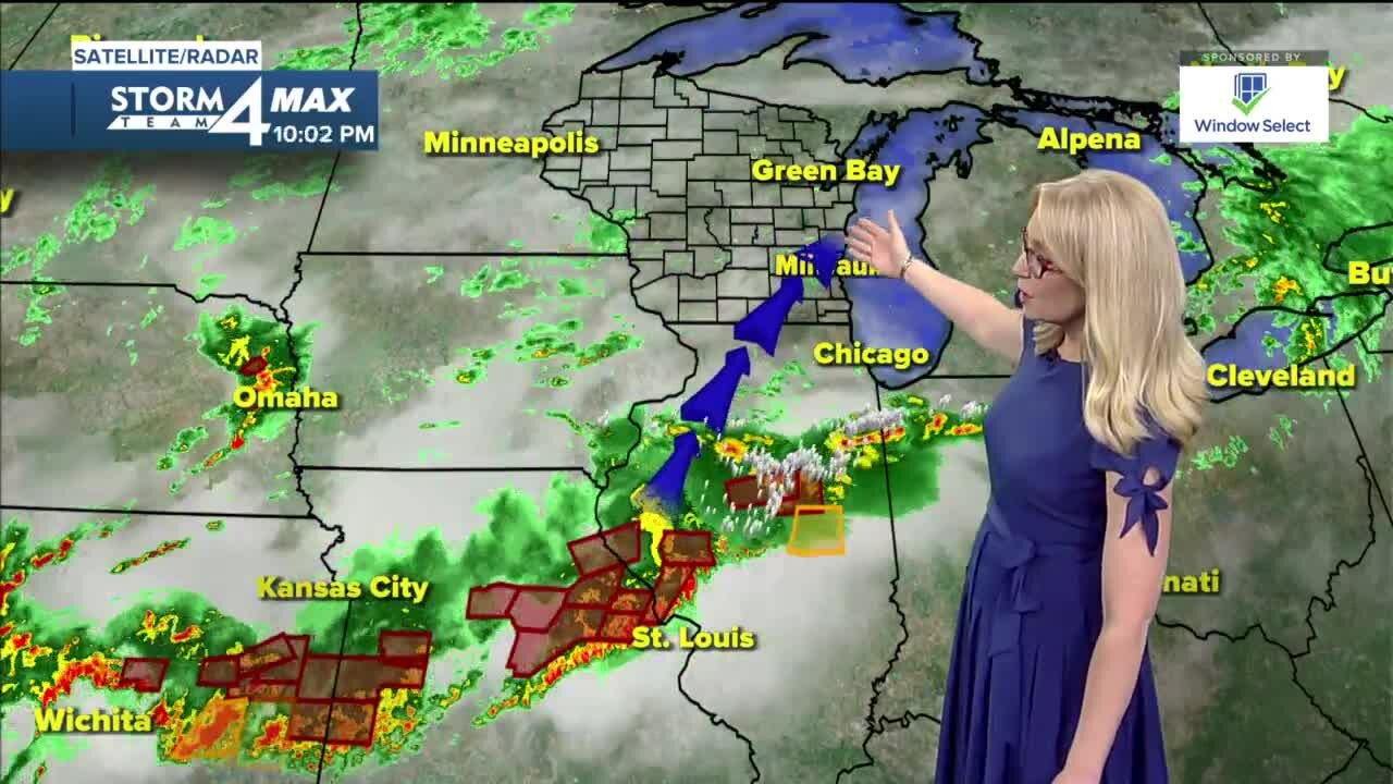 Rain moves in Saturday morning