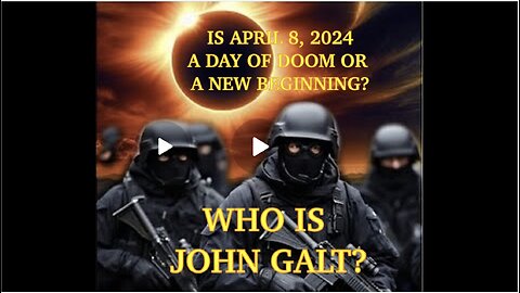 IS SOLAR ECLIPSE ON APRIL 8, 2024 (8-8) A DAY OF DOOM OR A DAY OF A NEW BEGINNING? TY JGANON, SGANON