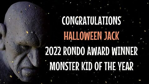 Congratulations Halloween Jack for your Rondo Award