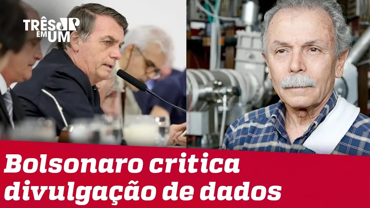 Bolsonaro critica divulgação de dados sobre desmatamento