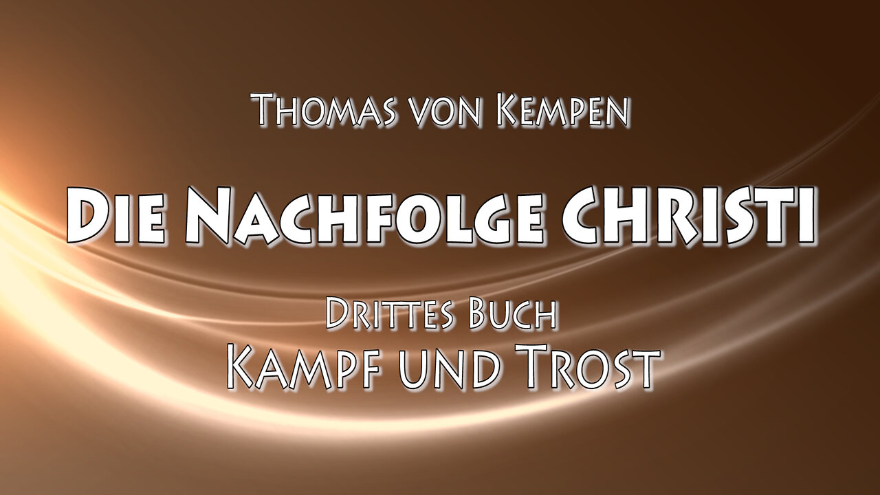 DIE NACHFOLGE CHRISTI 3. BUCH 45. Kap - Man darf nicht jedem trauen, und leicht fehlt man mit ....