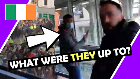 IRELAND Undercover POLICE Caught Filming PROTEST Hugo Talks #lockdown