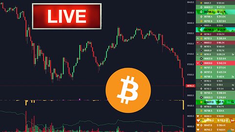 Bitcoin LIVE! Chart & Liquidation Watch. BTC DIPS BELOW $66K