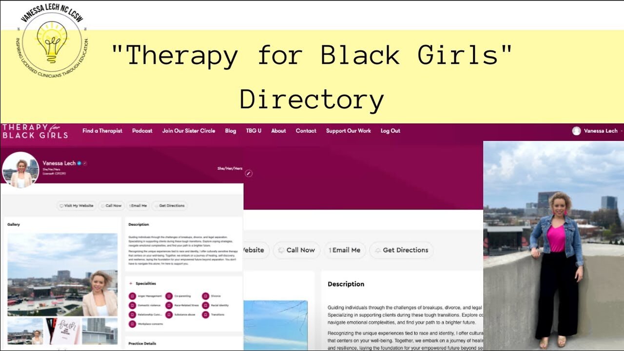 Crafting a Compelling Profile: Optimizing Your Presence on the Therapy for Black Girls Directory