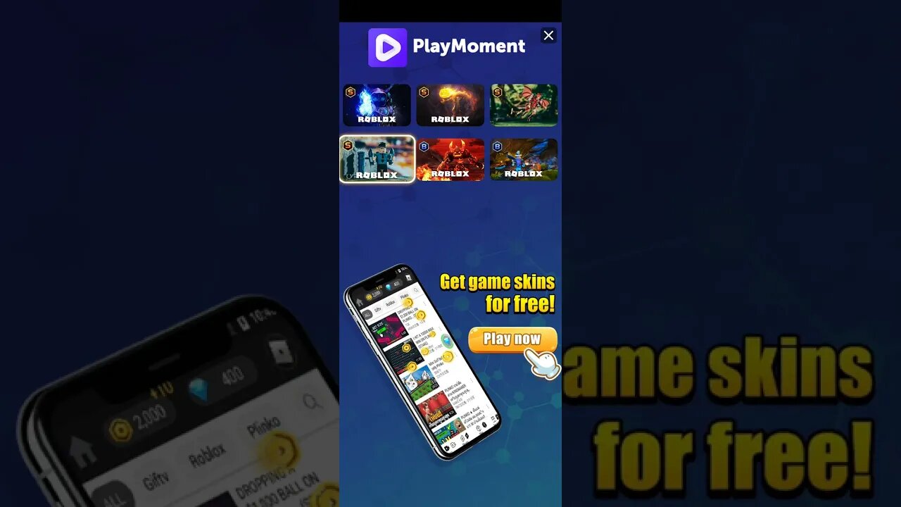 PLAY MOVEMENT GET ROBUX SKIN FREE