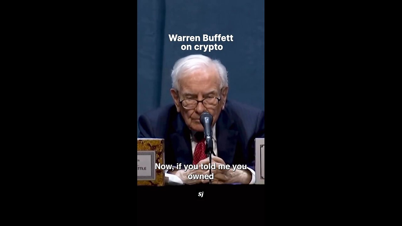 Warren Buffett on Crypto! 👀 #warrenbuffett #crypto