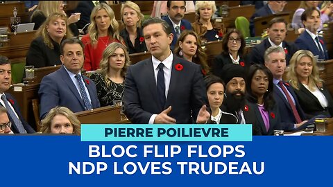 Bloc Switches Sides and NDP Still Love Trudeau's A**