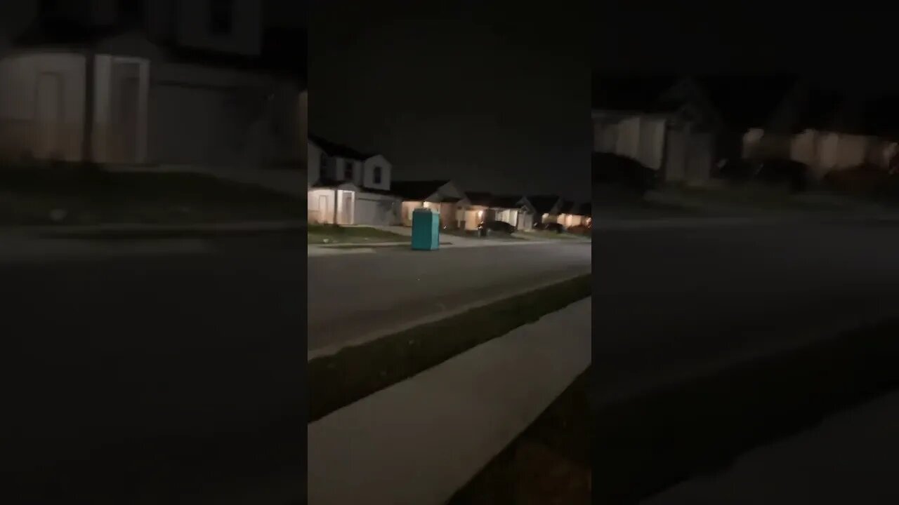 Nothing to see here with the wind blowing through Kyle, Texas [last night]