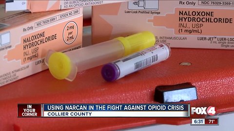 Sheriff: Narcan is saving more lives in Collier from opioid overdoses, making addiction treatment possible