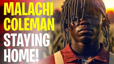 Malachi Coleman, Nebraska Receiver, "Staying Home"