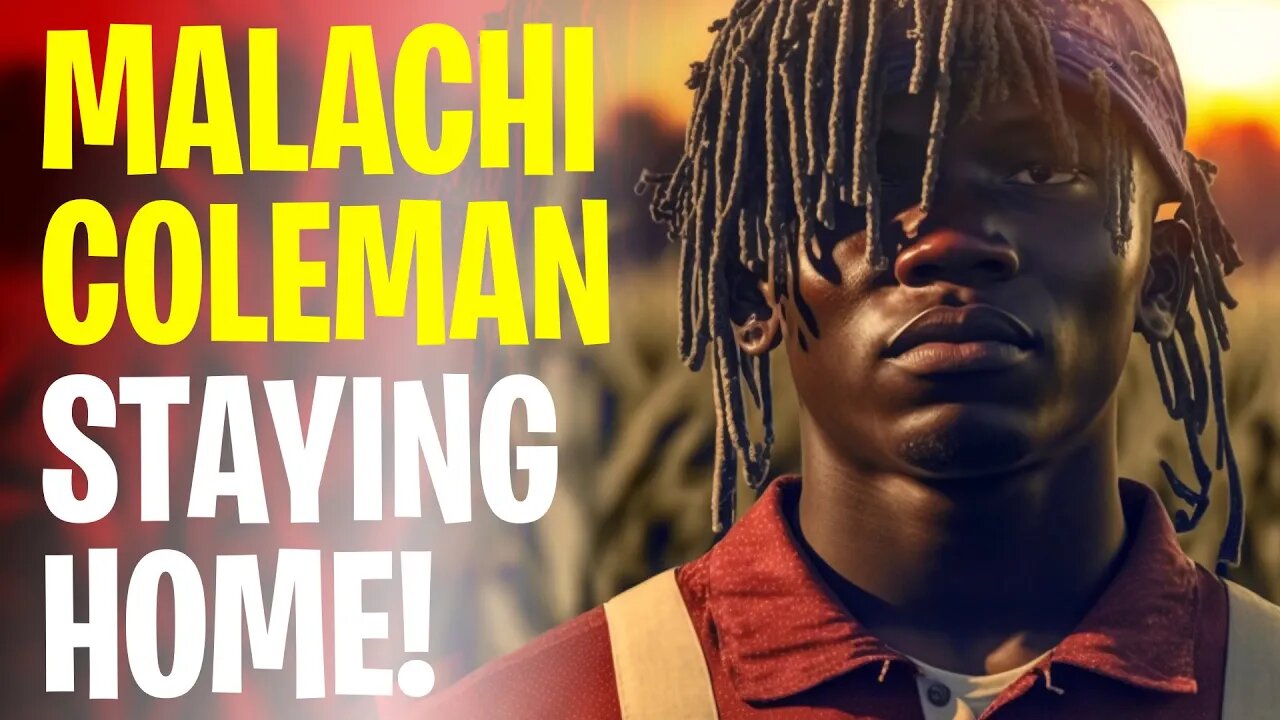 Malachi Coleman, Nebraska Receiver, "Staying Home"