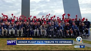 Honor Flight pays tribute to veterans