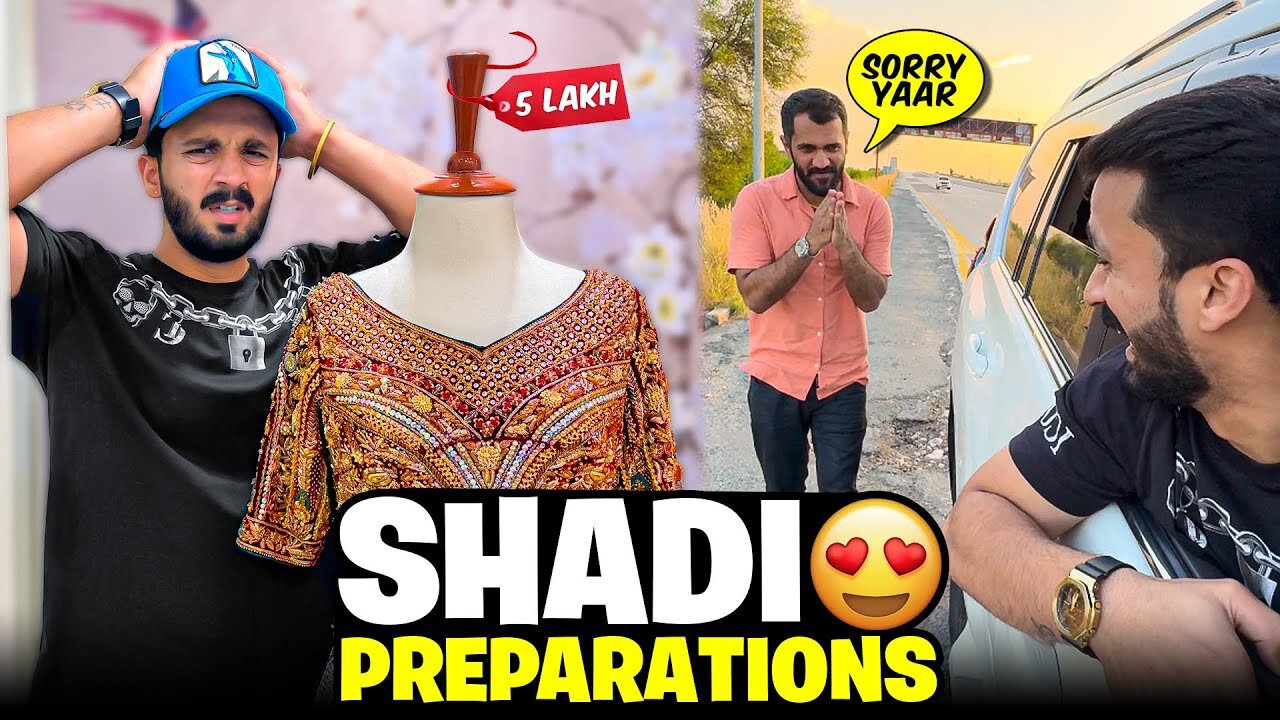 Wedding Dress Selection Start🕺Dogar ko motorway py utar dia😱