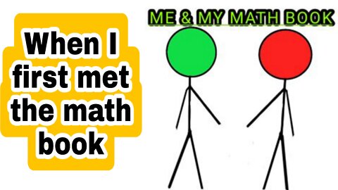 FUNNY ANIMATION ||My First day meet with math books! Really funny